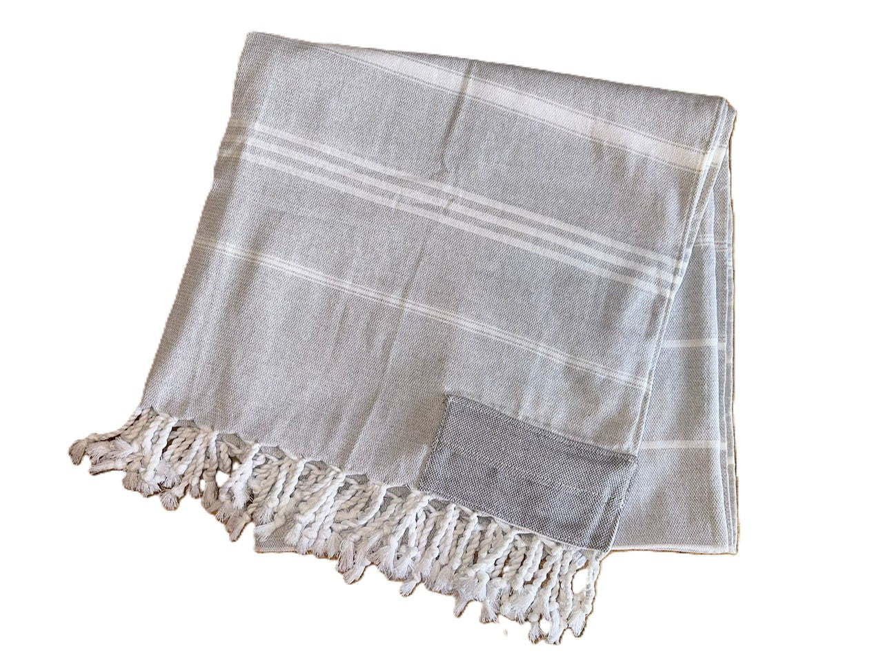 Beach towel with pockets