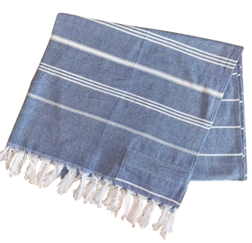 Strandtuch mit Taschen