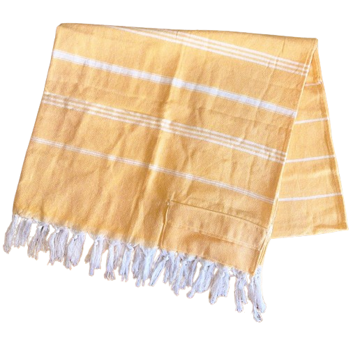 Strandtuch mit Taschen