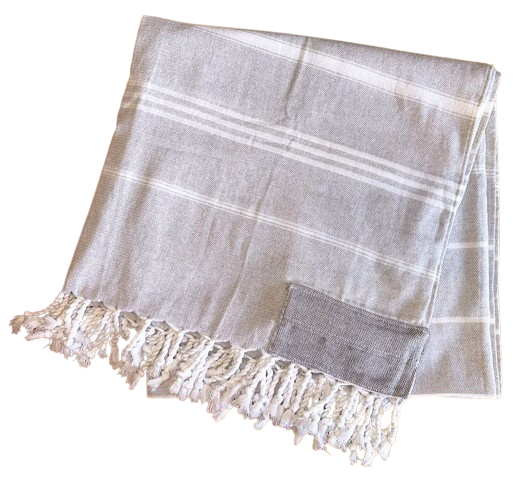 Strandtuch mit Taschen