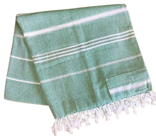 Strandtuch mit Taschen