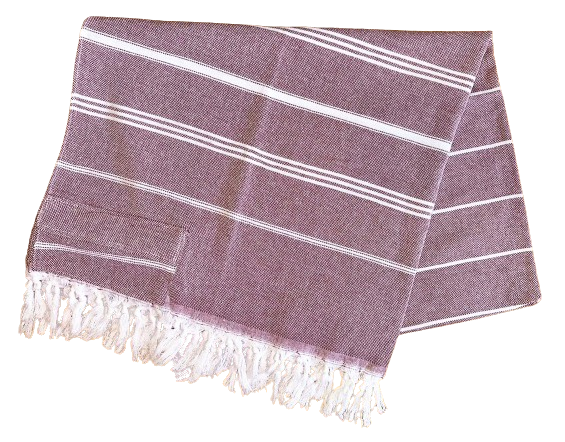 Beach towel with pockets